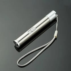 rechargeable uv flashlight with laser pointer and led light for pet training and detection