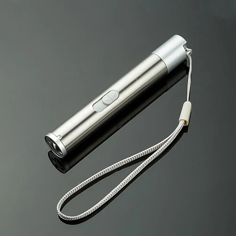 Rechargeable UV Flashlight with Laser Pointer and LED Light for Pet Training and Detection