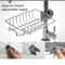 Stainless Steel Sink Organizer Rack with Faucet Holder and Detachable Drain Shelf
