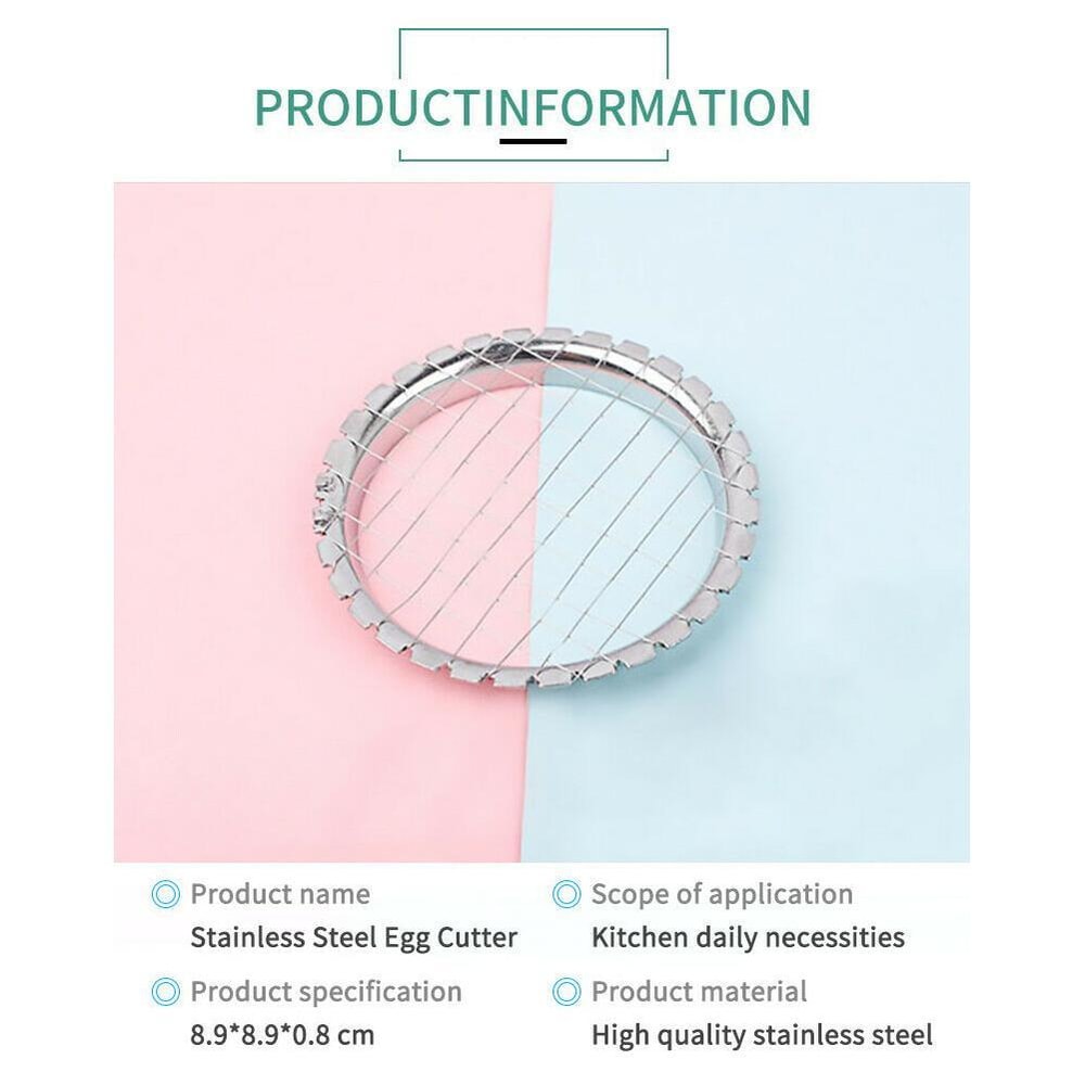 High Efficiency Stainless Steel Potato Masher and Egg Slicer Kitchen Press Tool