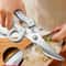 High-Precision Kitchen Shears for Bones and Seafood with Ergonomic Grip