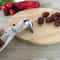 Quick Press Cherry Pitter Tool Stainless Fruit Seed Remover for Cherries Olives Dates