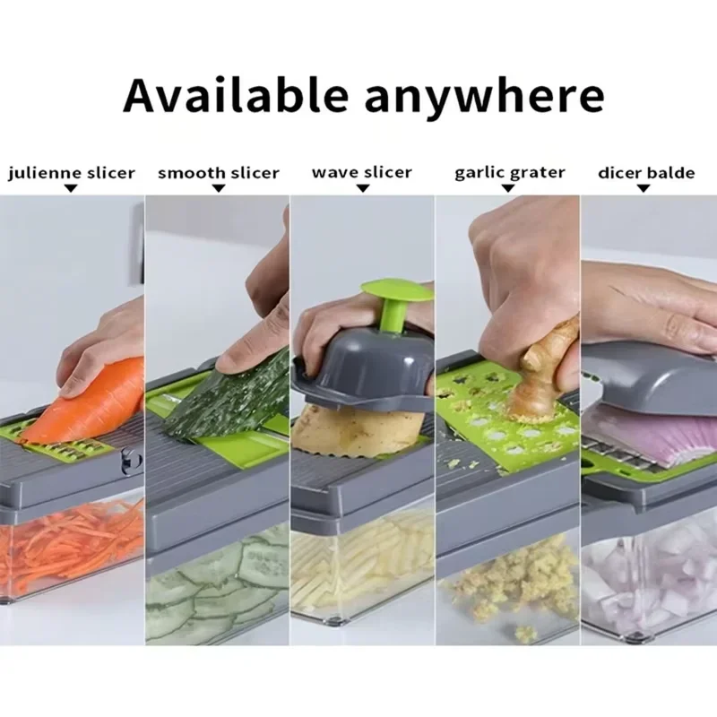 Multifunctional Vegetable Chopper Slicer Dicer Kitchen Tool For Fast Meal Prep 3