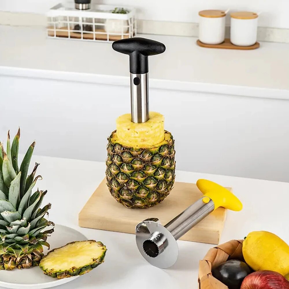 Stainless Steel Pineapple Corer Slicer Tool Fast Easy Fruit Cutter