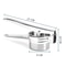 Stainless Steel Potato Ricer and Fruit Juicer Press