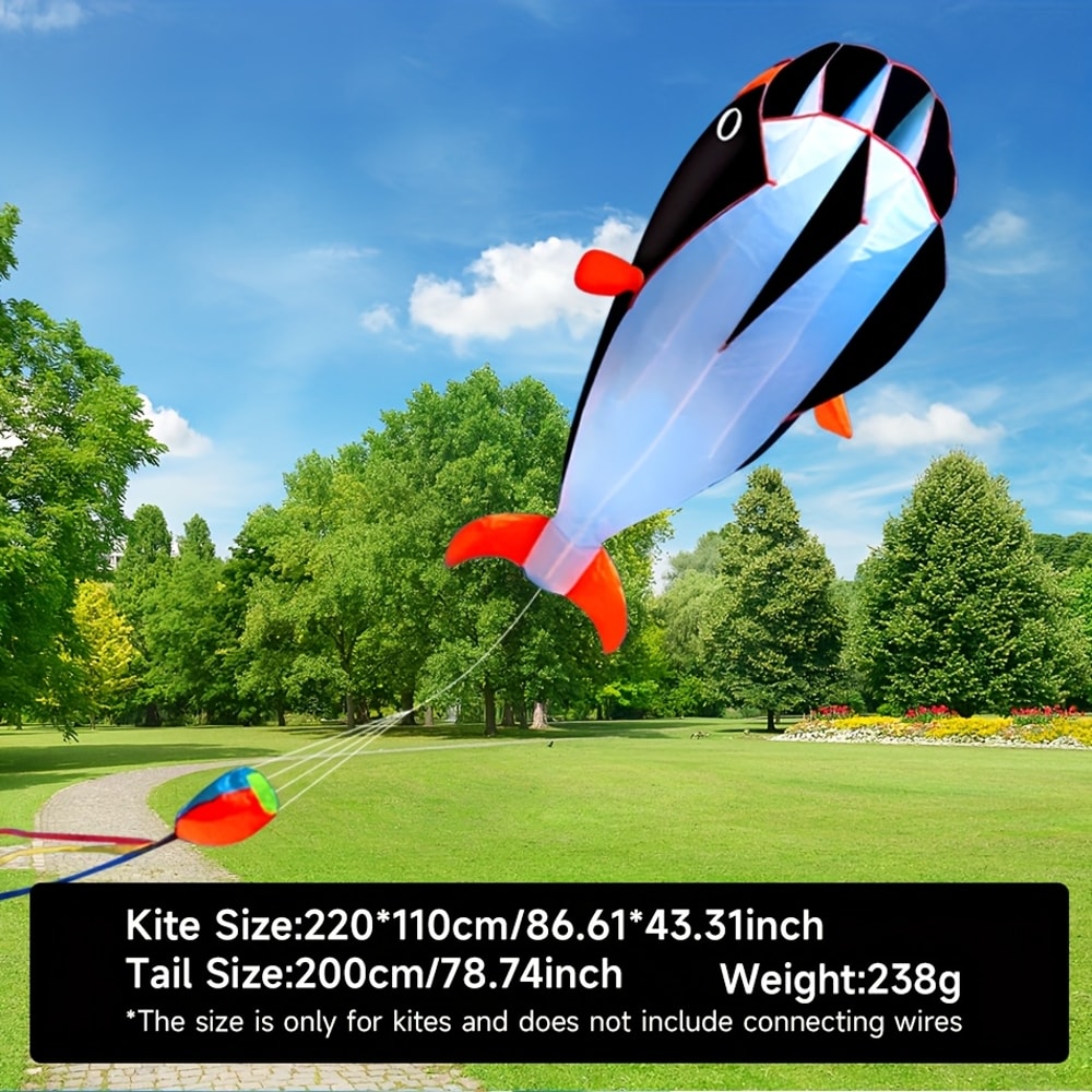 High Flying Beach Kite Toy for Kids and Adults Easy Fly Durable Outdoor Kite with Storage Bag