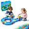Kids Water Play Table Outdoor Splash Park with Accessories Summer Sensory Activity Toy