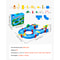 Kids Water Play Table Outdoor Splash Park with Accessories Summer Sensory Activity Toy