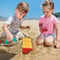 Kids Beach Toy Set with Sand Brick Molds for Castle Building and Outdoor Play