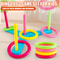 Kids Ring Toss Game Set Indoor Outdoor Family Party Play Toy