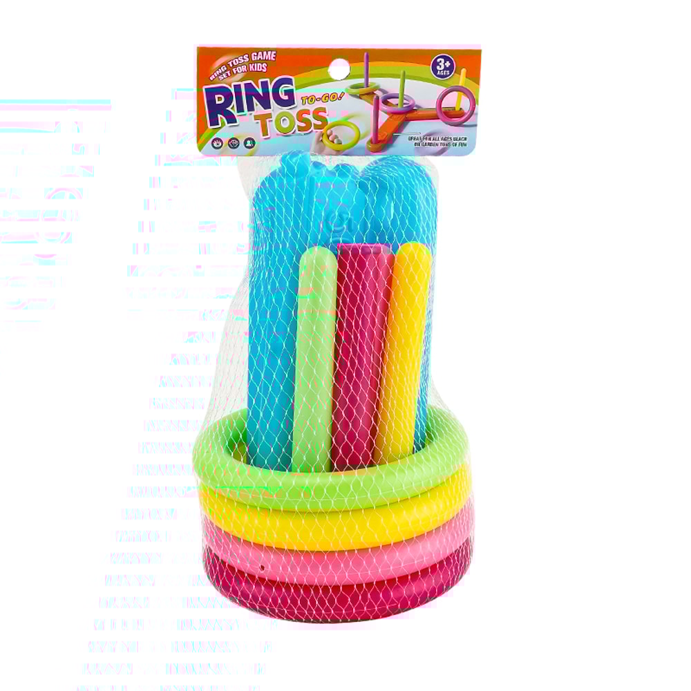 Kids Ring Toss Game Set Indoor Outdoor Family Party Play Toy