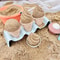 Kids Beach Toys Sand Play Set with Ice Cream Molds Eco Friendly Summer Play Kit