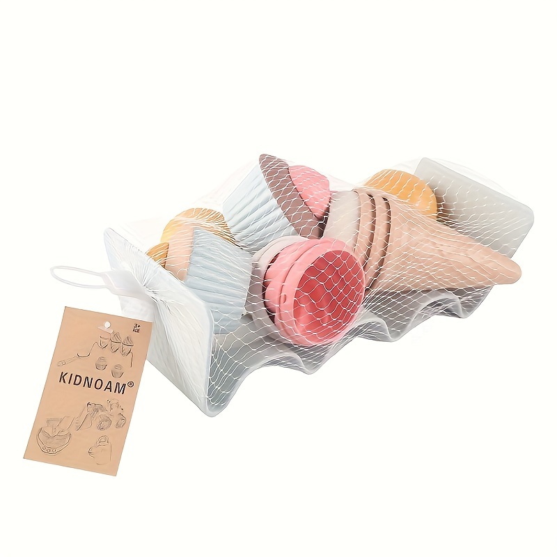 Kids Beach Toys Sand Play Set with Ice Cream Molds Eco Friendly Summer Play Kit