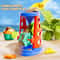 Kids Beach Sand Toy Set Bucket And Shovel Kit With Dinosaur Molds For Creative Play 5