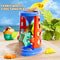 Kids Beach Sand Toy Set Bucket And Shovel Kit With Dinosaur Molds For Creative Play 5