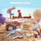 Kids Beach Sand Toy Set Train Truck Sandbox Kit With Bucket Tools For Toddlers 3