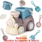 Kids Beach Sand Toy Set Train Truck Sandbox Kit With Bucket Tools For Toddlers 6