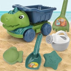 kids sand play wheelbarrow set with storage durable beach sandbox toy kit