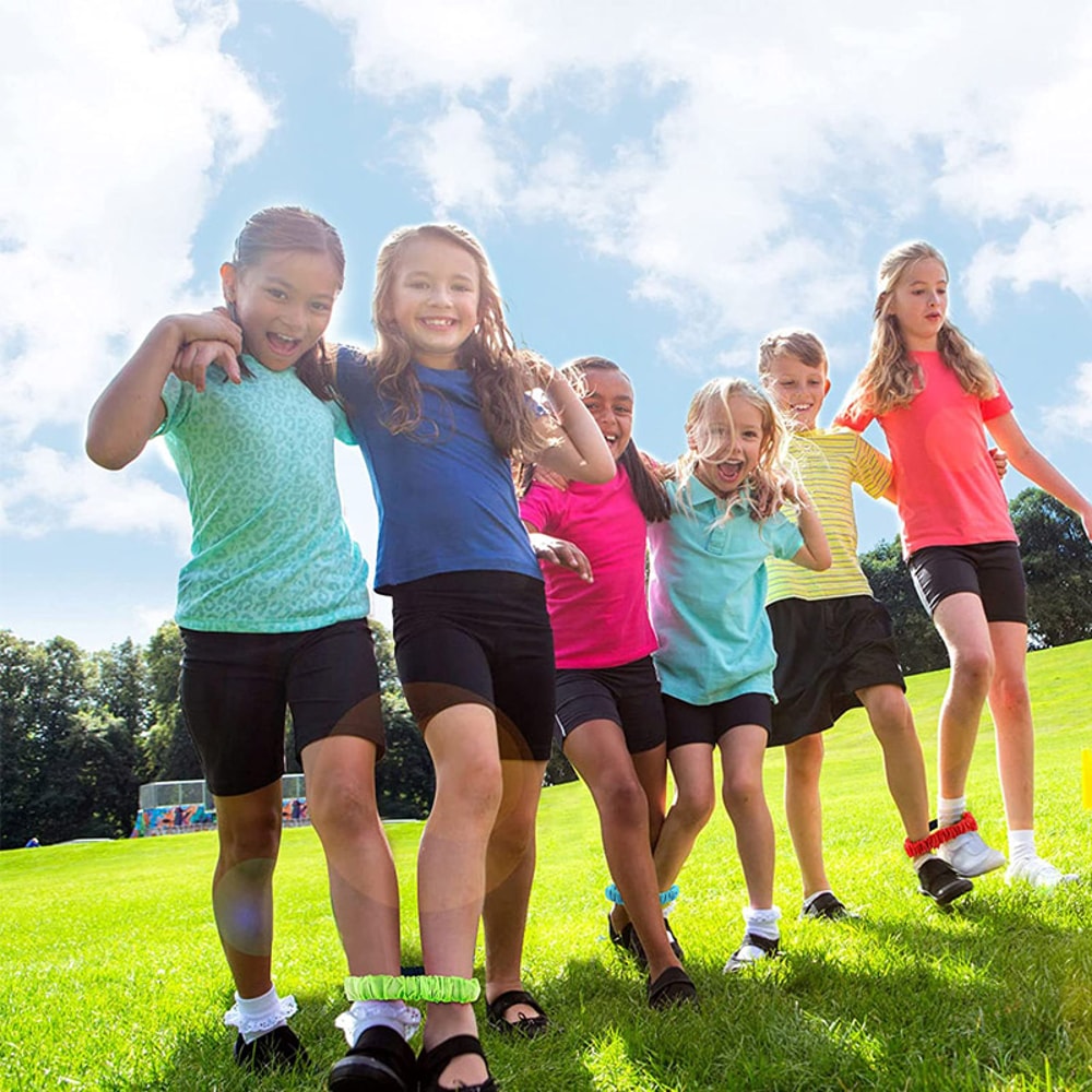 High-Quality Team Leg Race Bands for Kids Field Day Fun