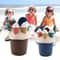 Kids Beach Toy Set Sand Play Kit with Bucket Shovel Rake Ice Cream Molds for Toddlers