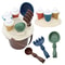 Kids Beach Toy Set Sand Play Kit with Bucket Shovel Rake Ice Cream Molds for Toddlers