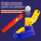 Kids Baseball Pitching Trainer Set with Foot Launcher Interactive Indoor Outdoor Sports Toy