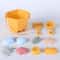 High-Flex Silicone Beach Sand Bucket and Digging Toy Set for Kids Outdoor Play