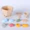 High-Flex Silicone Beach Sand Bucket and Digging Toy Set for Kids Outdoor Play