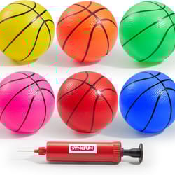 colorful mini basketball ball for toddlers soft inflatable indoor sports toy