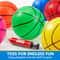 Colorful Mini Basketball Ball for Toddlers Soft Inflatable Indoor Sports Toy