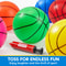 Colorful Mini Basketball Ball for Toddlers Soft Inflatable Indoor Sports Toy