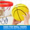 Colorful Mini Basketball Ball for Toddlers Soft Inflatable Indoor Sports Toy