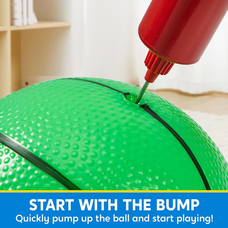 Colorful Mini Basketball Ball for Toddlers Soft Inflatable Indoor Sports Toy