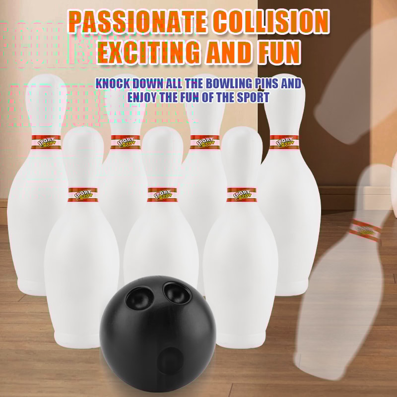 Kids Bowling Set Indoor Outdoor Game Toy for Active Play and Skill Development