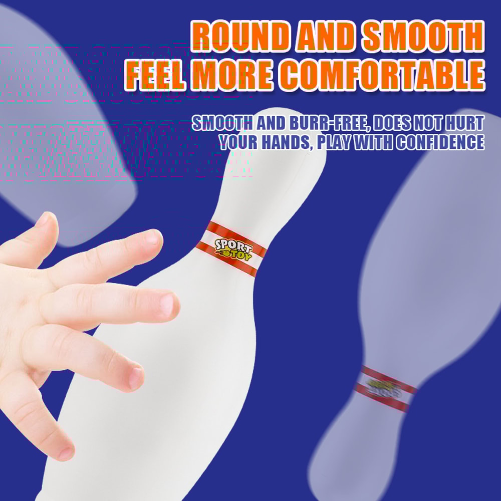 Kids Bowling Set Indoor Outdoor Game Toy for Active Play and Skill Development