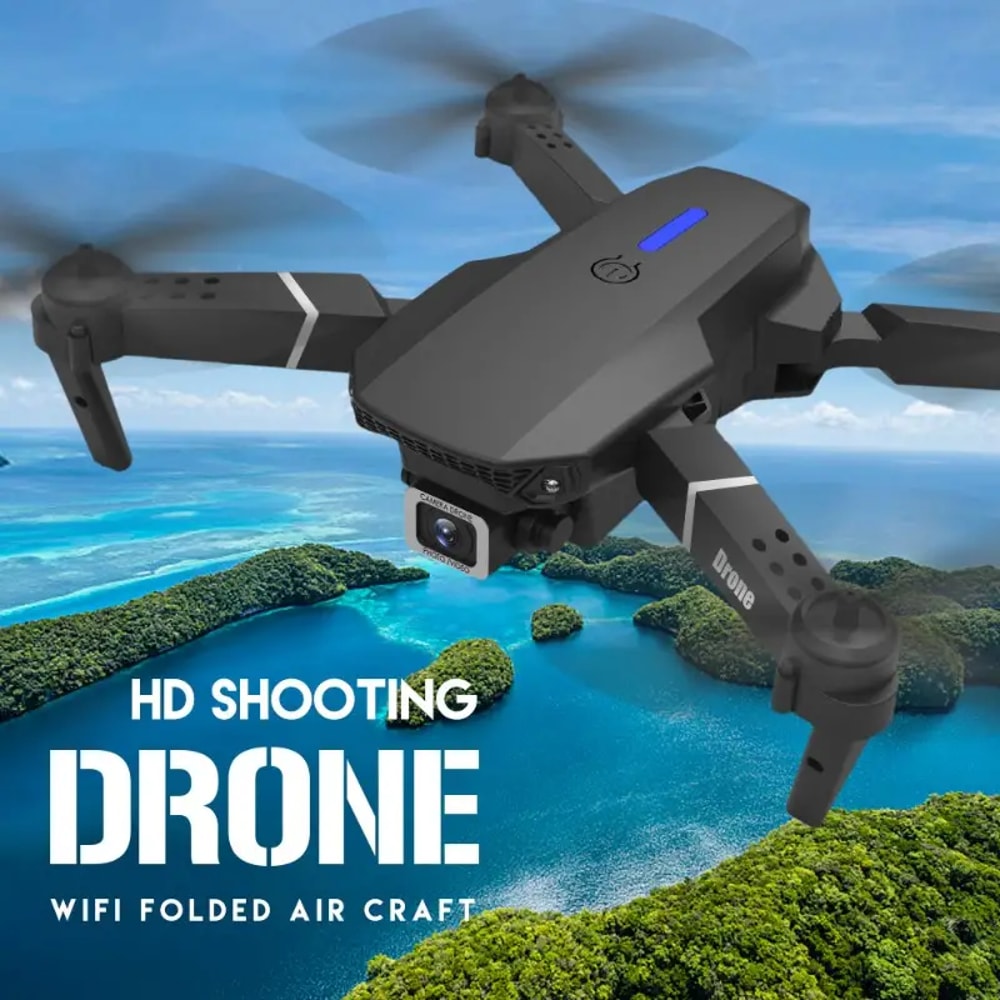 Foldable RC Drone with Camera HD Wide Angle WiFi FPV Quadcopter for Beginners and Kids