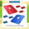 Kids Portable Cornhole Toss Game Set with Bean Bags Outdoor Yard Play Toy for Family Fun