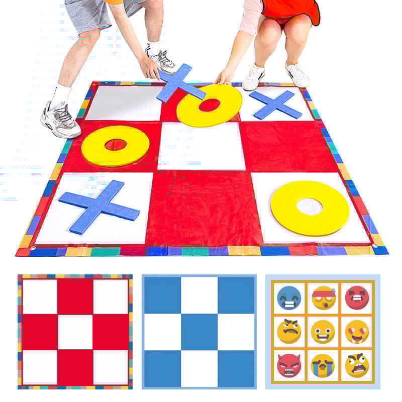 Giant Floor Chess Set for Outdoor Indoor Play Fun Party Game for Kids and Adults