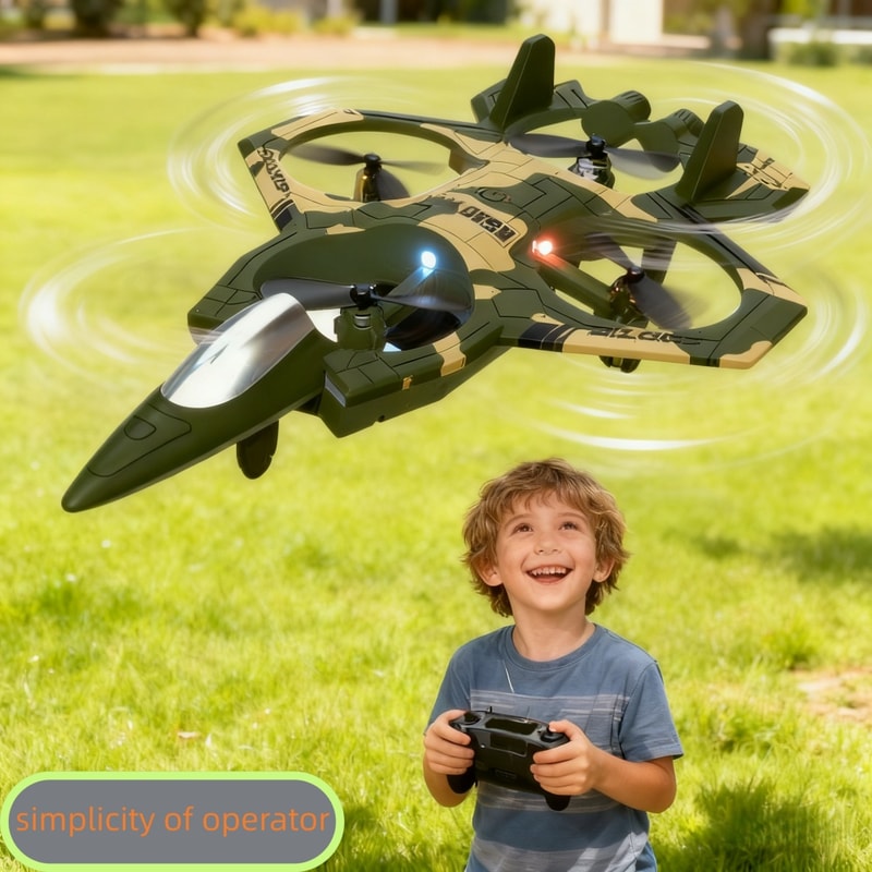 RC Stunt Drone with LED Lights and Altitude Hold Mini Quadcopter for Kids and Beginners