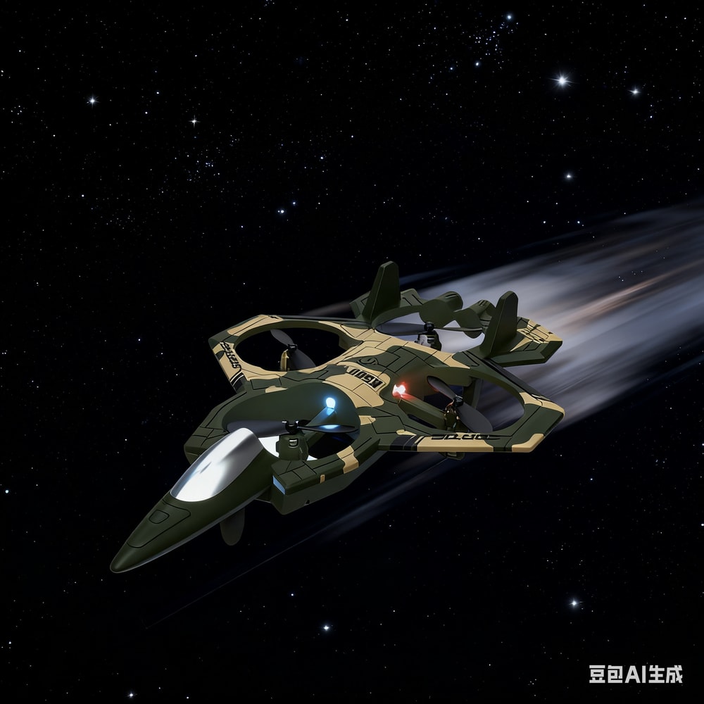 RC Stunt Drone with LED Lights and Altitude Hold Mini Quadcopter for Kids and Beginners