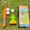 Dinosaur Kids Pitching Machine Baseball Toy Set with Automatic Launcher for Batting Practice