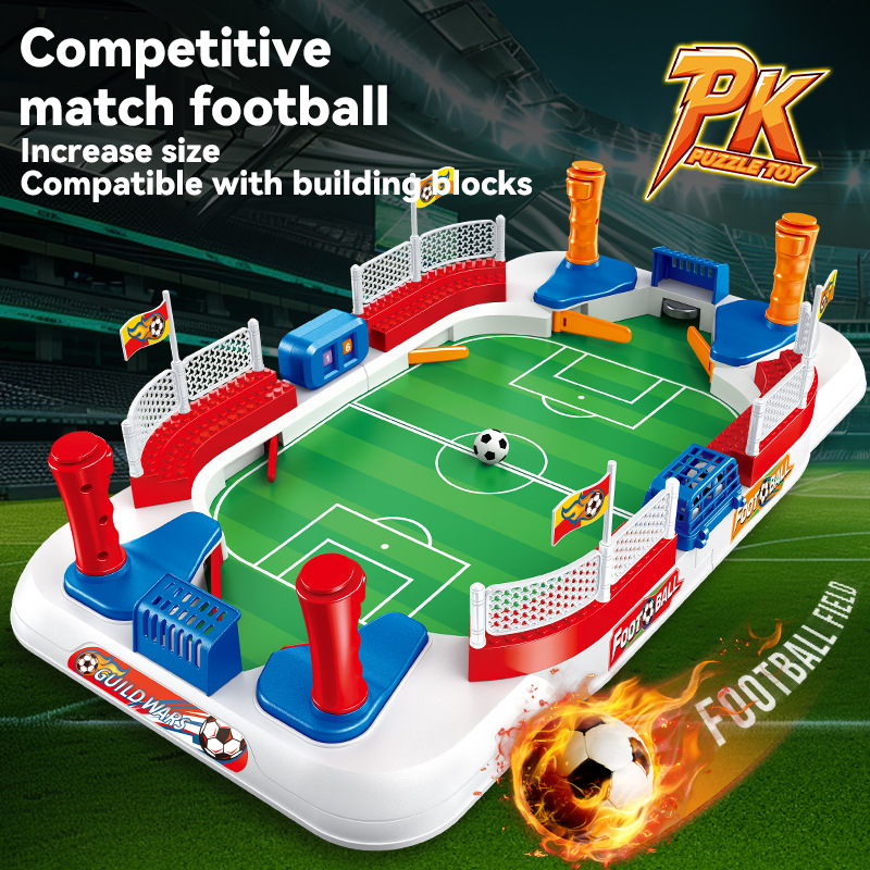 Portable Tabletop Soccer Game Set Mini Football Board Game For Kids And Family Fun 1