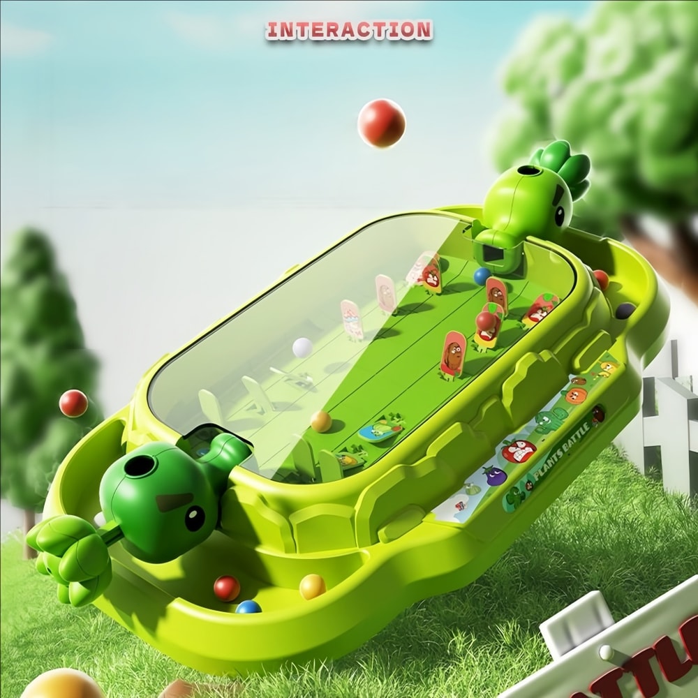 Kids Marble Shooting Game Toy Interactive Family Arcade Skill Training Play Set