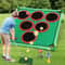 Indoor Golf Chipping Game Set with Putting Mat and Target Fun Family Golf Practice Set