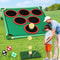 Indoor Golf Chipping Game Set with Putting Mat and Target Fun Family Golf Practice Set