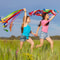 Rainbow Dance Ribbon Streamer Wand for Kids Rhythmic Gymnastics and Sensory Play