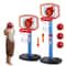 Adjustable Kids Basketball Hoop Indoor Set with Height Control and Ball for Toddlers Play