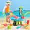 Kids Beach Bulldozer Water Play Cart Toy Set for Outdoor Sand Fun