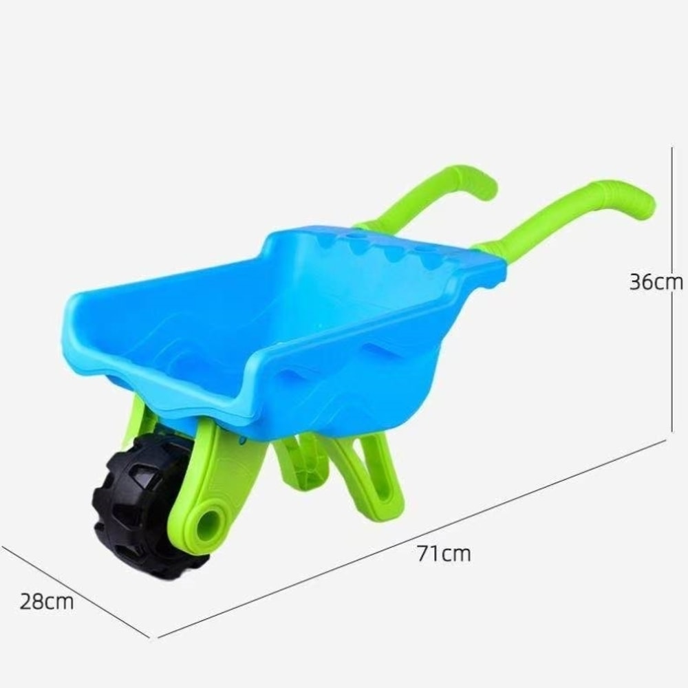 Kids Beach Bulldozer Water Play Cart Toy Set for Outdoor Sand Fun
