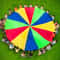 Kids Rainbow Parachute Play Set with Jumping Bag for Outdoor Team Games and Group Activities